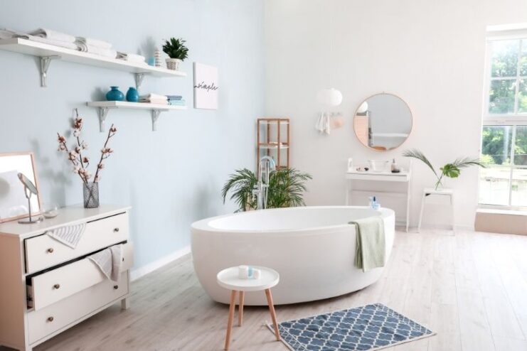 Feng Shui Bathroom Blue And White