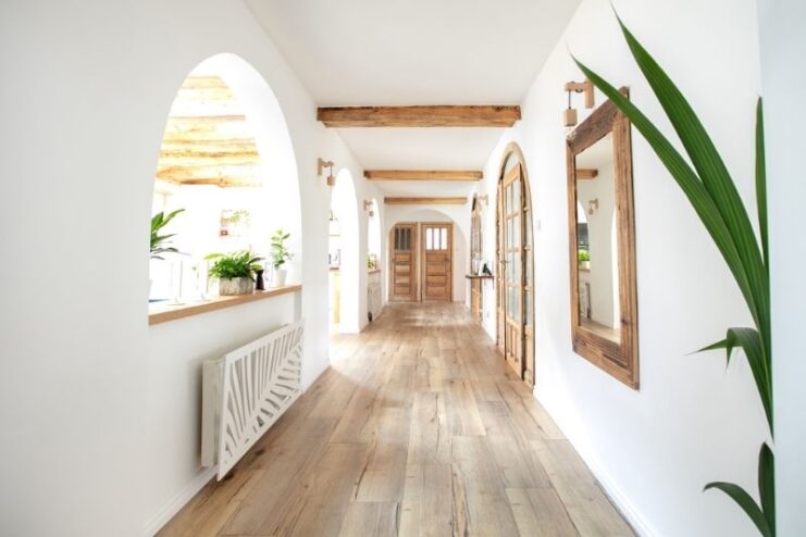 White Entrance and Hallway